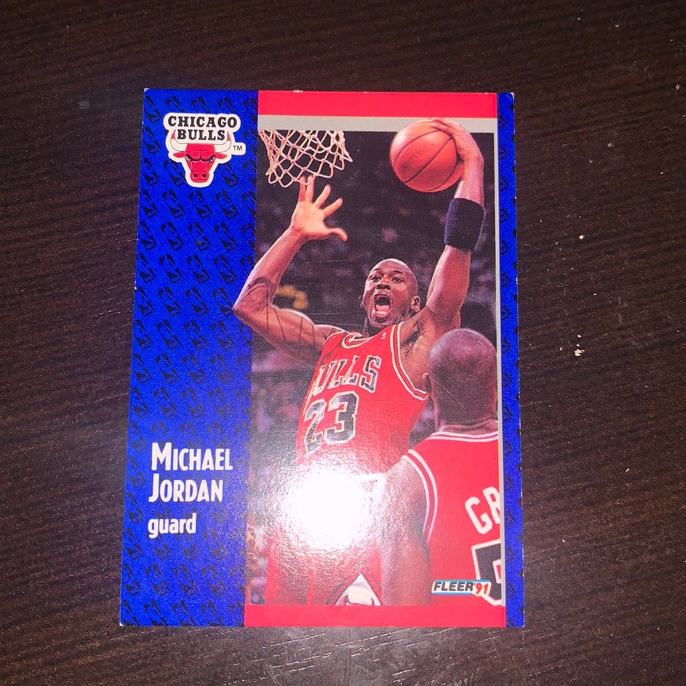 Fleer 91 Michael Jordan Chicago Bulls Card